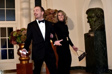 Chuck and Kristian at the dinner gala in the White House